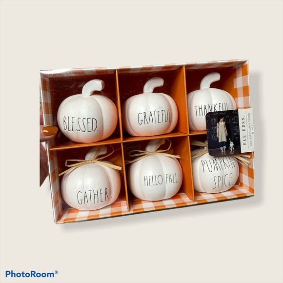Rae Dunn Other - Rae Dunn Pumpkin Decor Set of 6